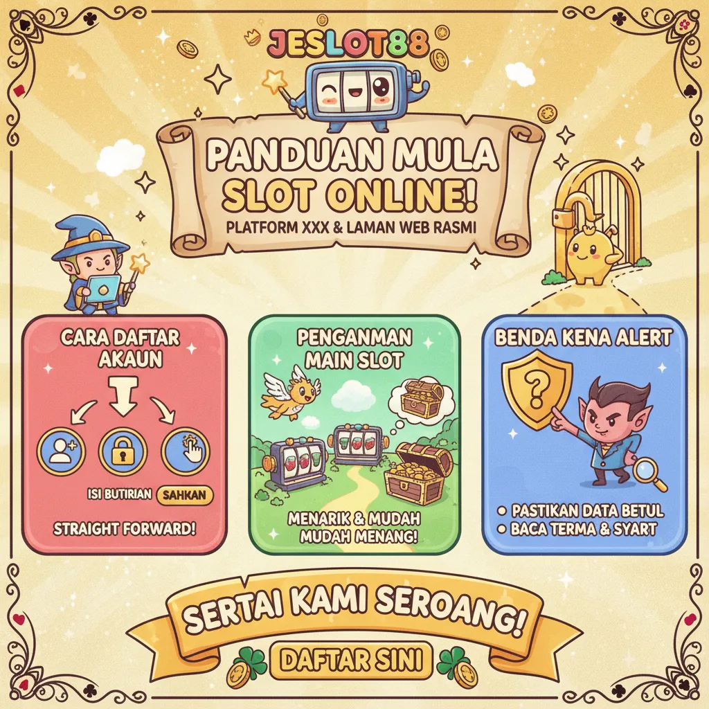 Cara Daftar Akaun Jeslot88 & Permainan Slot