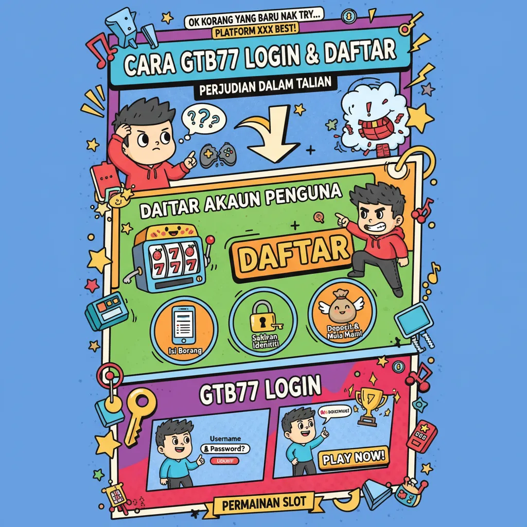 Cara GTB77 Login & Daftar Akaun Pengguna