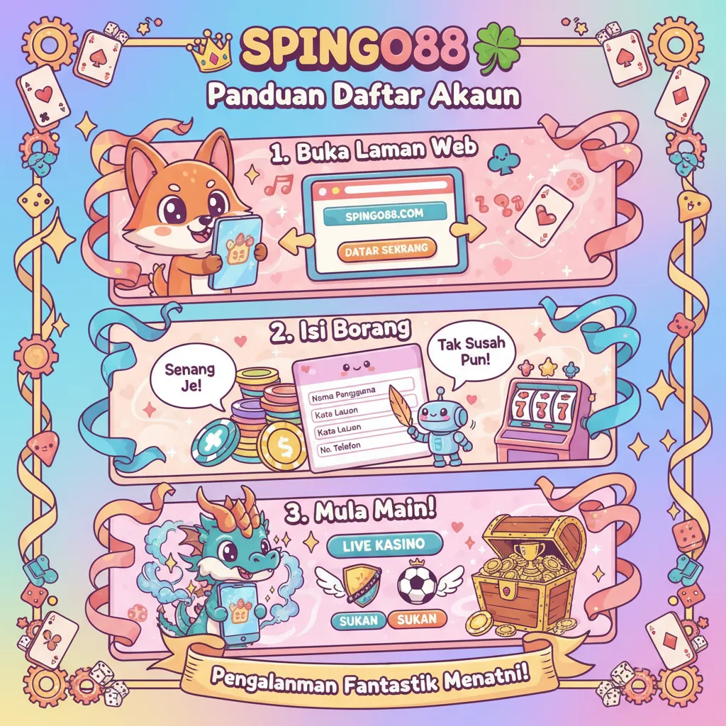 Daftar Akaun Spingo88 untuk Kasino Langsung dan Sukan